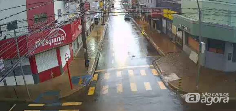 São Carlenses ficam apreensivos com possibilidade de nova enchente, mas chuva forte não causou prejuízos - Crédito: Divulgação