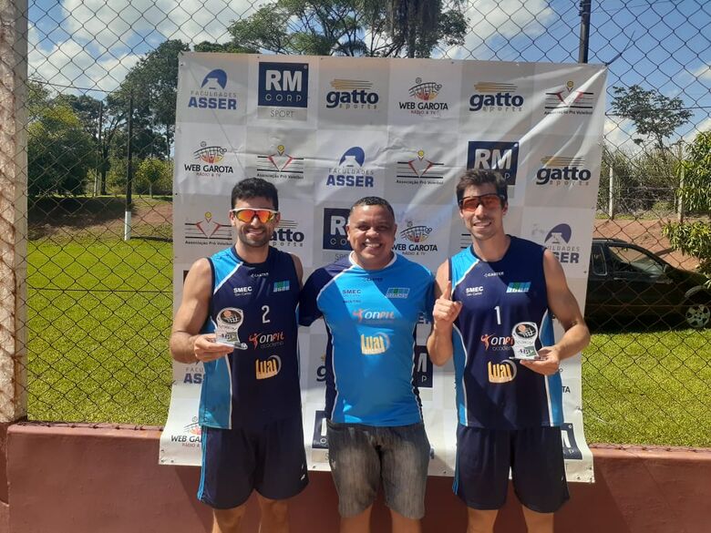 Dupla são-carlense tenta manter hegemonia na APV - Crédito: Divulgação