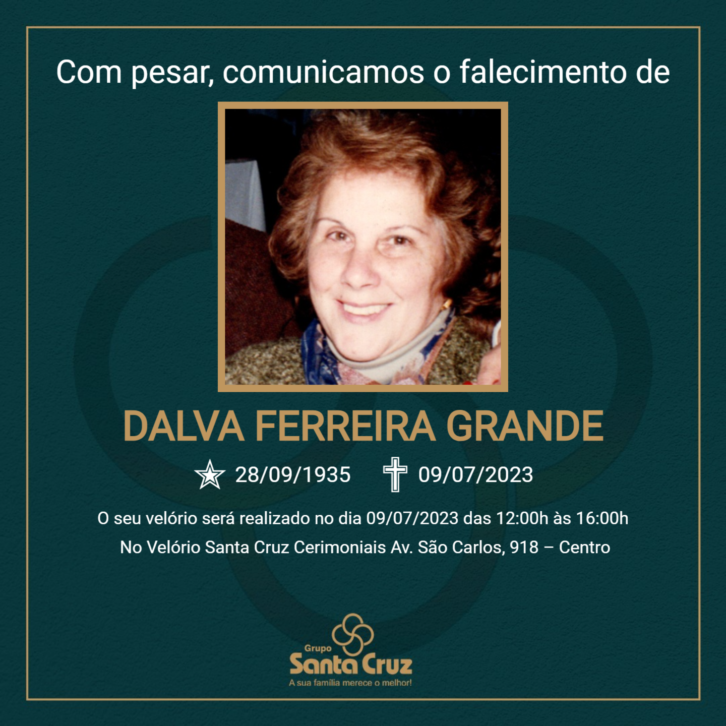 São Carlos Clube - Nota de Falecimento É com grande pesar, que o São Carlos  Clube, comunica o falecimento do associado Adilton Del Nero, exímio jogador  do Interamigos. O SCC presta condolências