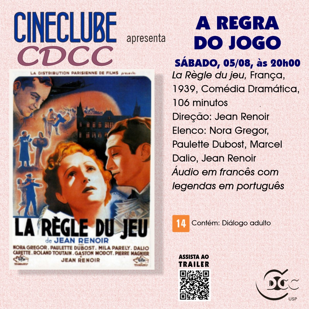 FILME - A Regra do Jogo ( Jean Renoir 1939 ) 